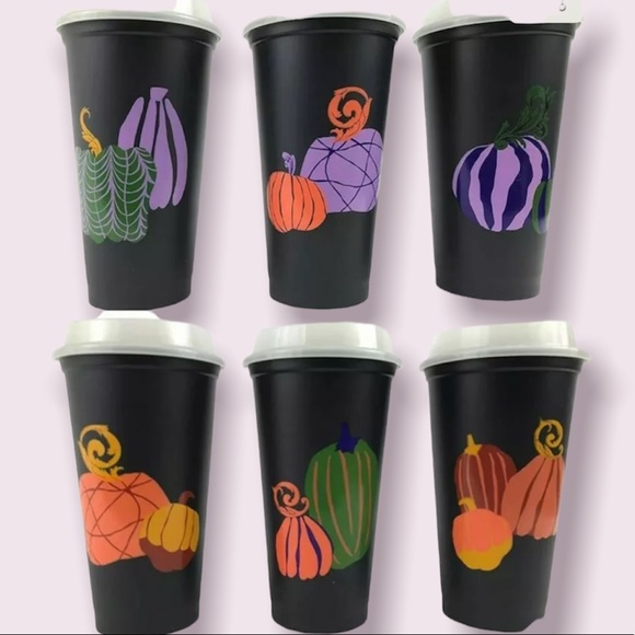 Starbucks Other - NWT Starbucks Halloween 2021 Limited Edition Reusable Hot Cups